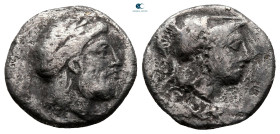 Mysia. Lampsakos circa 400-300 BC. Hemidrachm AR