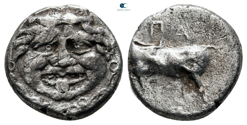 Mysia. Parion circa 400-300 BC. 
Hemidrachm AR

13 mm, 2,23 g



nearly v...