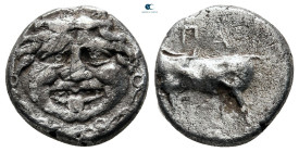 Mysia. Parion circa 400-300 BC. Hemidrachm AR