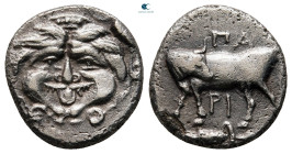 Mysia. Parion circa 400-300 BC. Hemidrachm AR
