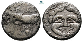Mysia. Parion circa 400-300 BC. Hemidrachm AR