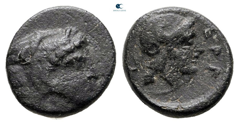 Mysia. Pergamon circa 310-282 BC. 
Bronze Æ

10 mm, 0,85 g



nearly very...