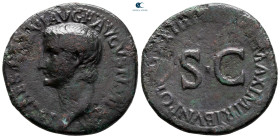 Drusus, son of Tiberius AD 22-23. Rome. As Æ