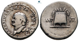 Vespasian AD 69-79. Rome. Denarius AR