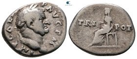 Vespasian AD 69-79. Rome. Denarius AR