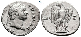 Titus AD 79-81. Rome. Denarius AR