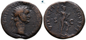 Domitian AD 81-96. Rome. Dupondius Æ