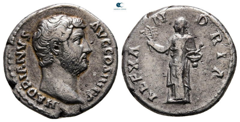 Hadrian AD 117-138. "Travel series" issue. Rome
Denarius AR

17 mm, 3,30 g
...