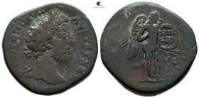 Marcus Aurelius AD 161-180. Rome. Sestertius Æ