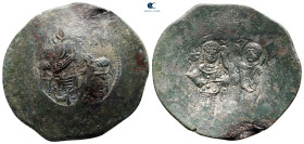 Manuel I Comnenus AD 1143-1180. Constantinople. Trachy Æ