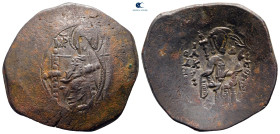 Isaac II Angelos AD 1185-1195. Constantinople. Trachy Æ