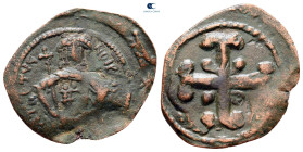 Andronicus III Palaeologus AD 1328-1341. Constantinople. Assarion Æ