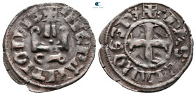 Crusaders, Principality of Achea. Philippe de Taranto AD 1307-1313. Denier Tournois BI