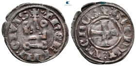 Principality of Achaea. Gui II de La Roche AD 1287-1308. Denier Tournois BI