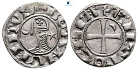 Principality of Antioch. Antioch. Bohemond III AD 1163-1201. Denier AR