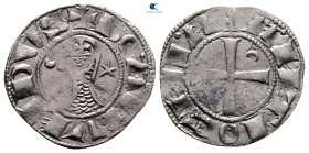 Principality of Antioch. Antioch. Bohemond III AD 1163-1201. Denier AR