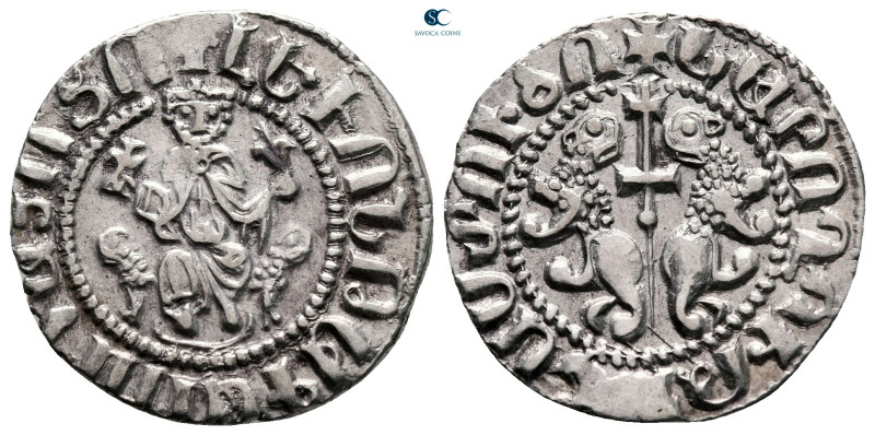 Cilician Armenia. Sis. Levon I AD 1198-1219. 
Tram AR

22 mm, 2,97 g



v...