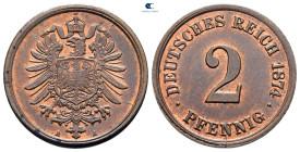 Germany.  AD 1874. 2 Pfennig