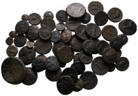 Lot of ca. 58 greek bronze coins / SOLD AS SEEN, NO RETURN!nearly very fine