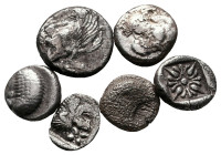 Lot of ca. 6 greek silver fractions / SOLD AS SEEN, NO RETURN!fine