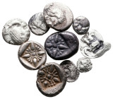 Lot of ca. 10 greek silver fractions / SOLD AS SEEN, NO RETURN!nearly very fine