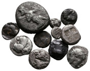 Lot of ca. 11 greek silver fractions / SOLD AS SEEN, NO RETURN!fine
