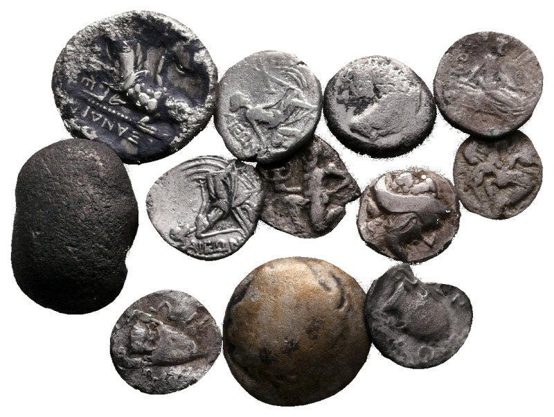 Lot of ca. 11 greek silver coins / SOLD AS SEEN, NO RETURN!

fine