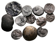 Lot of ca. 11 greek silver coins / SOLD AS SEEN, NO RETURN!fine