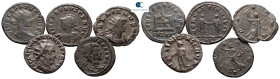 Lot of ca. 5 antoniniani (Probus, Carus, Gallienus, Valerian I, Claudius II) / SOLD AS SEEN, NO RETURN!very fine