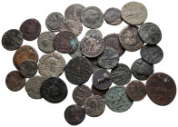 Lot of ca. 36 roman bronze coins / SOLD AS SEEN, NO RETURN!very fine