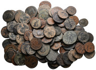 Lot of ca. 100 roman bronze coins / SOLD AS SEEN, NO RETURN!very fine