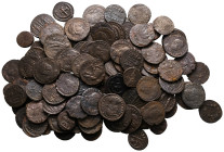 Lot of ca. 110 roman bronze coins / SOLD AS SEEN, NO RETURN!very fine