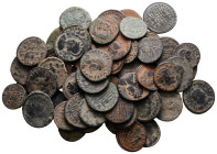 Lot of ca. 60 roman bronze coins / SOLD AS SEEN, NO RETURN!very fine