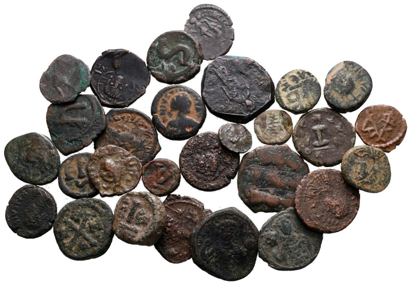 Lot of ca. 28 byzantine bronze coins / SOLD AS SEEN, NO RETURN! 

very fine