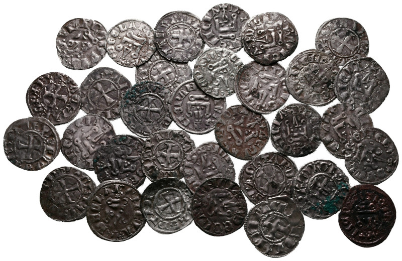 Lot of ca. 32 medieval denier / SOLD AS SEEN, NO RETURN! 

very fine