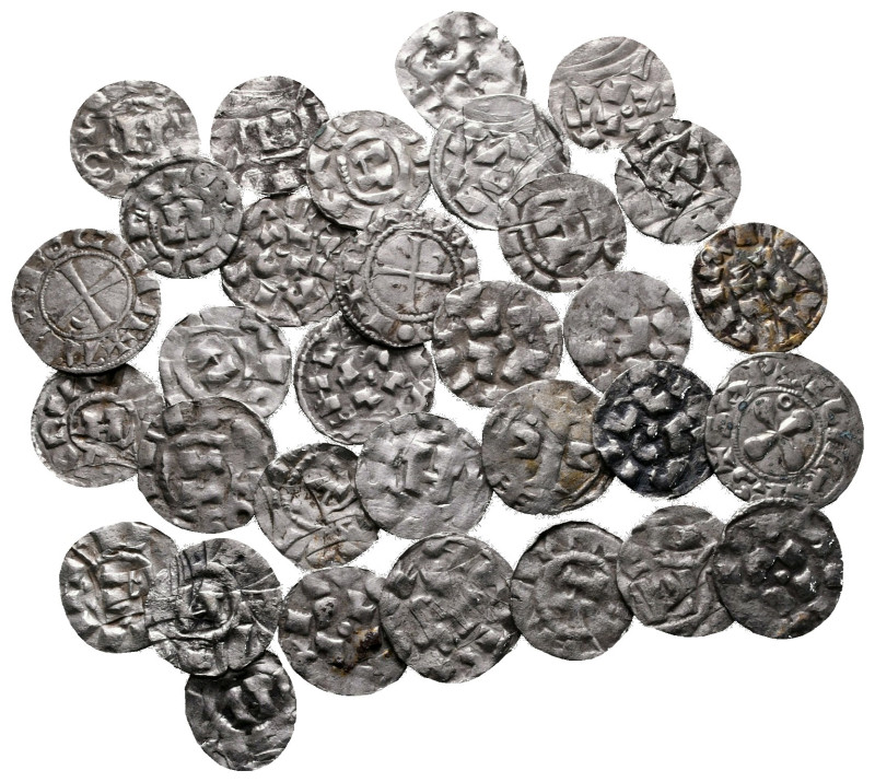 Lot of ca. 32 medieval denier / SOLD AS SEEN, NO RETURN! 

very fine