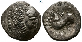 Eastern Europe. Mint in Serbia. Imitations of Philip II of Macedon circa 200-100 BC. Tetradrachm AR