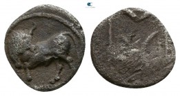 Lucania. Sybaris 550-510 BC. Obol AR