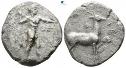 Bruttium. Kaulonia circa 400-380 BC. Nomos AR