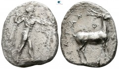 Bruttium. Kaulonia circa 400-380 BC. Nomos AR