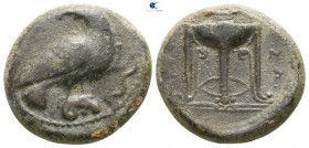Bruttium. Kroton 425-375 BC. Bronze Æ