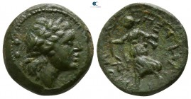 Bruttium. Petelia circa 215-210 BC. Sextans Æ