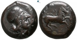 Sicily. Aitna 354-344 BC. Tetras Æ