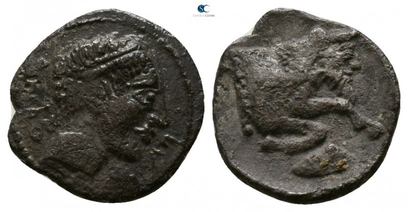 Sicily. Panormos circa 480-409 BC. 
Litra AR

11mm., 0,72g.

ΠΑ ΟΡΜΟ (clock...