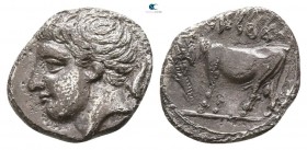 Sicily. Panormos 405-380 BC. Litra AR