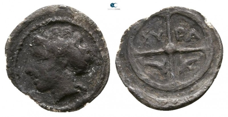 Sicily. Syracuse. Dionysios I. 405-367 BC. 
Hemilitron AR

9mm., 0,31g.

He...