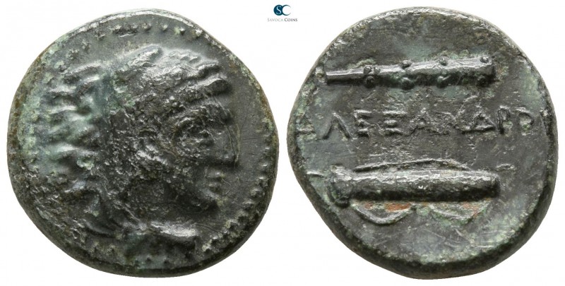 Kings of Macedon. Alexander III "the Great" 336-323 BC. 
Bronze Æ

17mm., 5,8...