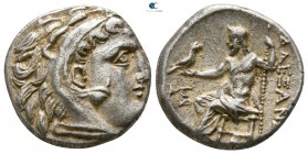 Kings of Macedon. Kolophon. Alexander III "the Great" 336-323 BC. Struck under Antigonos I Monophthalmos. Drachm AR