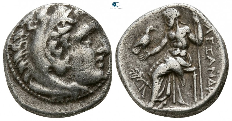 Kings of Macedon. Teos. Alexander III "the Great" 336-323 BC. 
Drachm AR

15m...