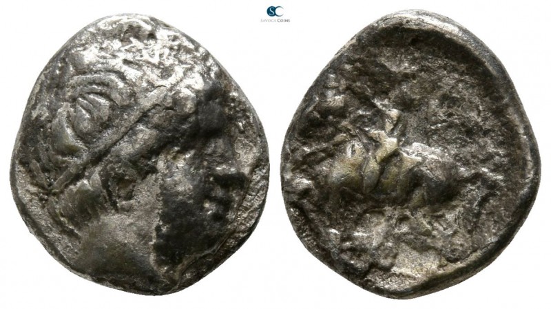 Kings of Macedon. Pella. Philip II. 359-336 BC. 
Hemidrachm AR

12mm., 1,69g....